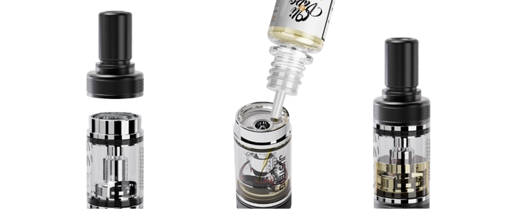 Mode de remplissage du clearomiseur pour le kit Q16 PRO de chez Justfog