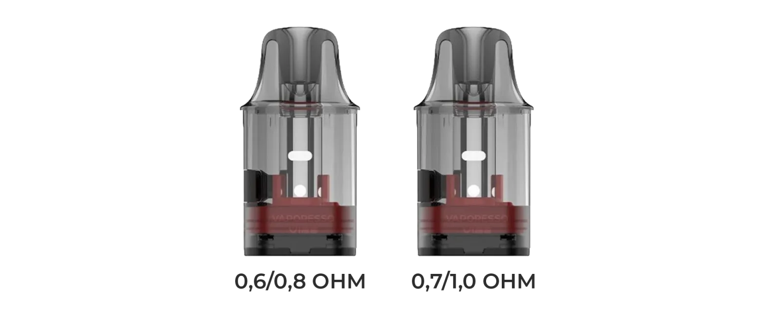 Deux versions des cartouches Vibe Smart de Vaporesso