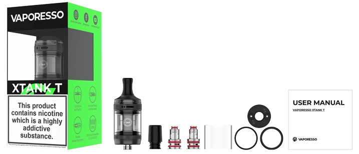 Packaging du clearomiseur X-Tank-T de Vaporesso