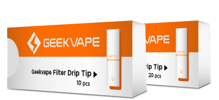 Image des boites de 10 et 20 filtres Wenax Geek vape