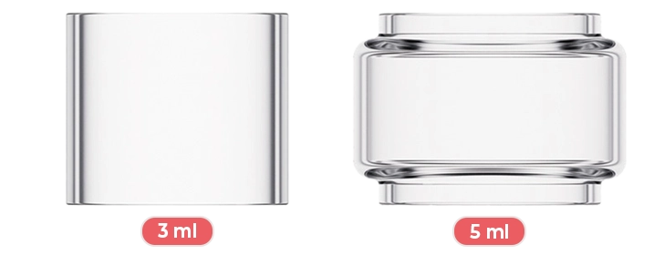 Vue des deux modèles de pyrex XTank T Vaporesso