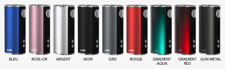Image des couleurs de l’Istick T80 de chez Eleaf