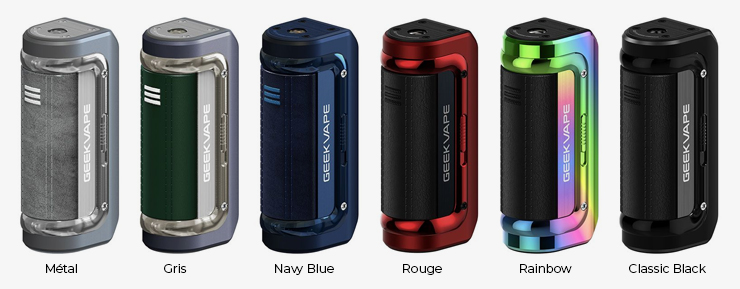Gamme de couleurs pour la batterie AEGIS M100 Mini 2 de Geek Vape