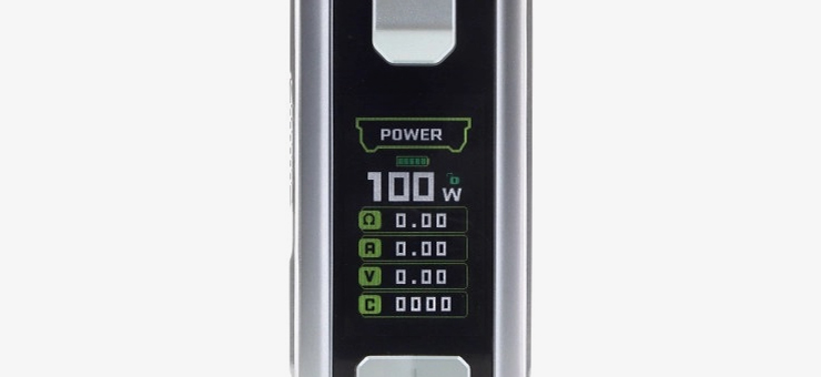 Détail de l’écran Led de la batterie AEGIS M100 Mini 2 de Geek Vape