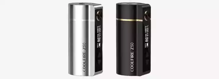 Présentation des couleurs de la batterie Box Collfire Z50 Innokin