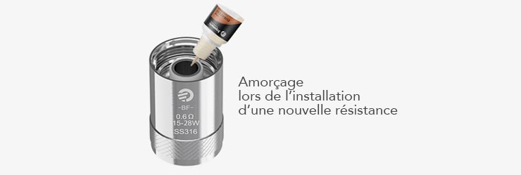 Visuel présentant la technique d’amorçage de la résistance BFSS 316