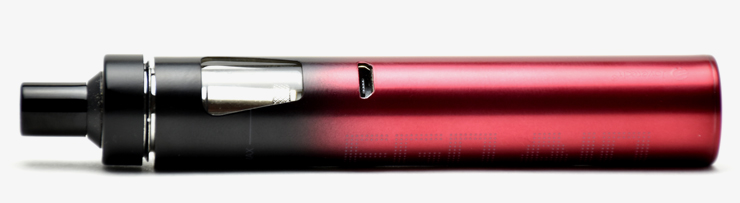 Image de l’eGo AIO Eco Friendly montrant la connexion USB pour le chargement de la batterie