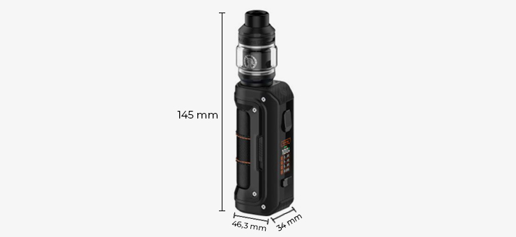 Dimensions du Kit Aegis MAX100 Geekvape