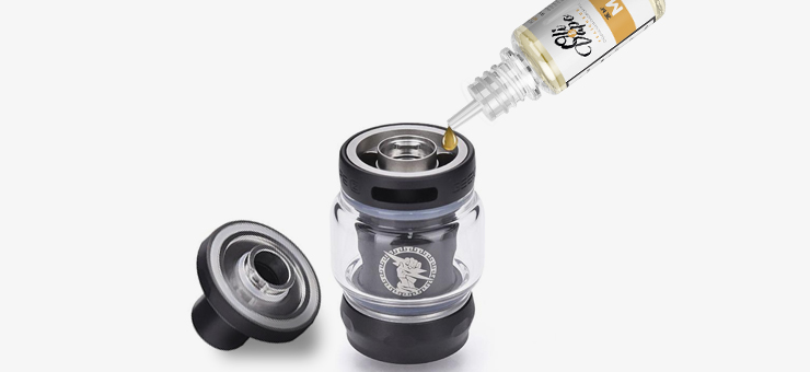 Technique de remplissage du clearomiseur du Kit M100 de chez Geek Vape