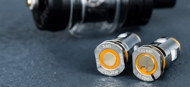 Résistance proposées avec le Kit M100 Geek Vape