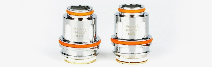 Visuel des résistances de la série Z de Geekvape