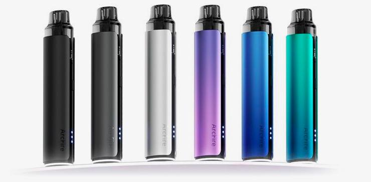 Gamme de couleur du pod ARCFIRE de Innokin