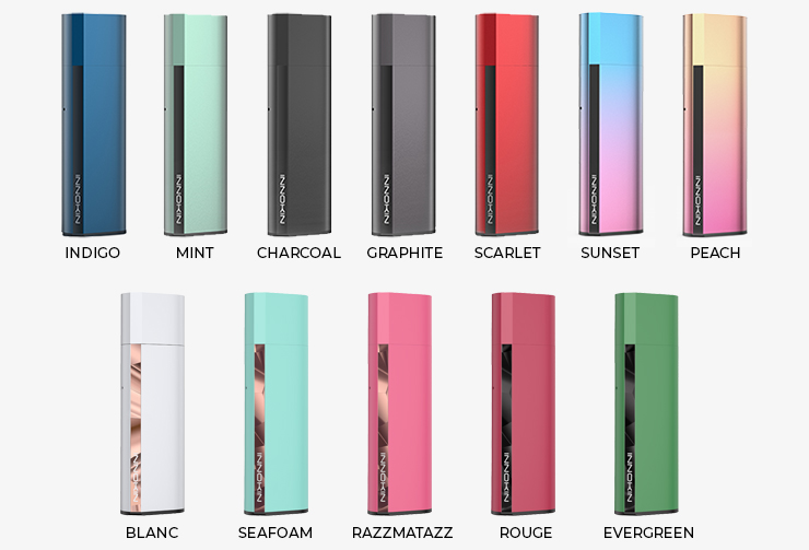 Présentation de la gamme des couleurs du Kit Klypse Innokin