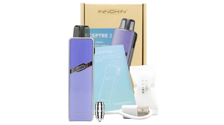 Présentation du packaging du Kit Sceptre 2 de Innokin