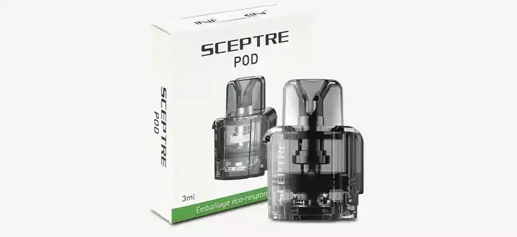 Vue de la boite packaging du pod sceptre