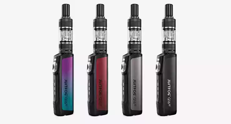 Gamme de couleurs de la e-cigarette Q16 FF Justfog