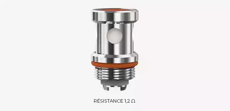 Vue de la résistance de la e-cigarette Q16 FF Justfog