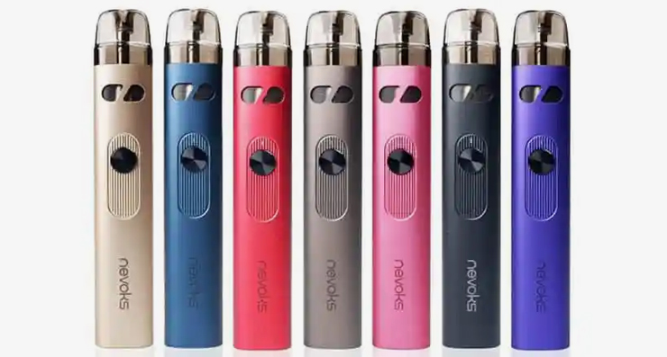 Illustration des 7 coloris du Pod Feelin A1 Nevoks