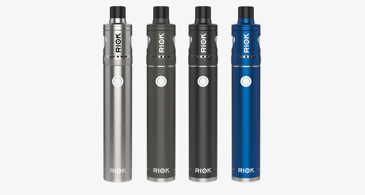 Présentation de la gamme de couleurs de la e-cigarette RYOK de chez Alfaliquid
