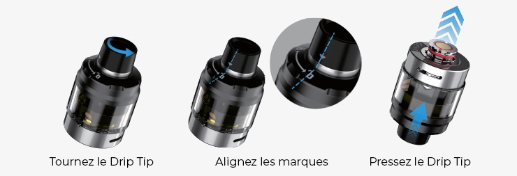 Image de présentation du changement de résistance du Kit Swag PX80 de chez Vaporesso
