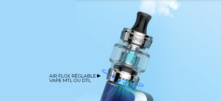 Présentation de l’Air Flow du Kit GTX One Vaporesso