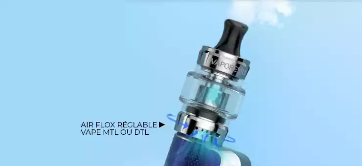 Présentation de l’Air Flow du Kit GTX One Vaporesso