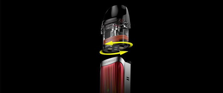 Image montrant le réglage de l’airflow du kit Luxe QS