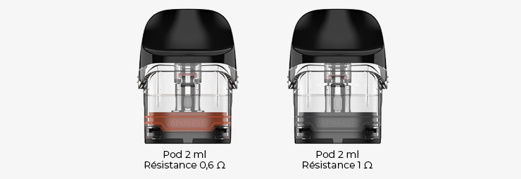 image des 2 pods du Kit Luxe QS Vaporesso