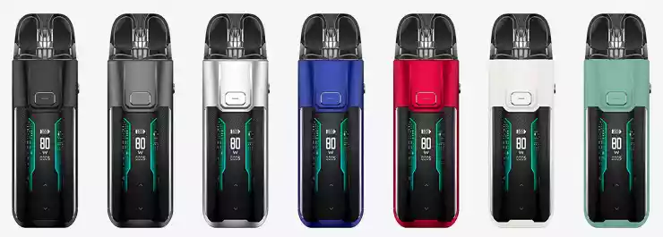 Gamme de couleurs du pod Vaporesso Luxe XR Max