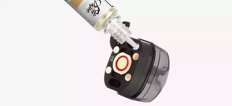 Présentation du mode de remplissage de la cartouche du pod Luxe XR Max Vaporesso 