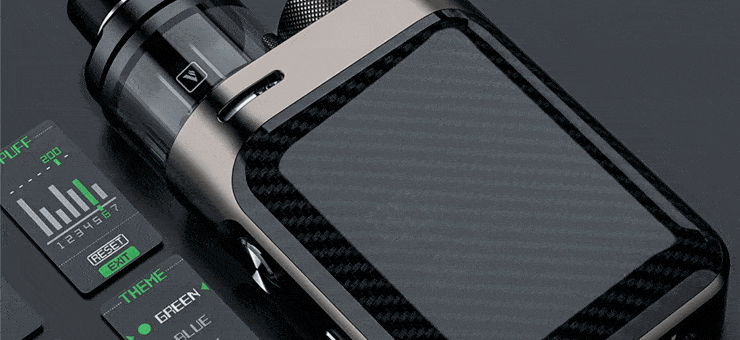 Image de présentation de l’écran du Kit Swag PX80 de chez Vaporesso