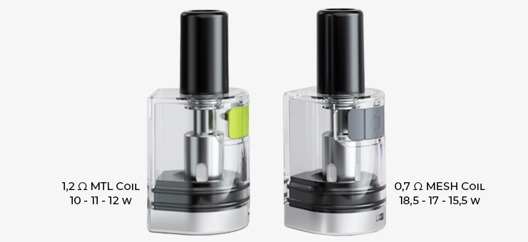 Image montrant les cartouches pod de l’Avocado Baby Vaptio