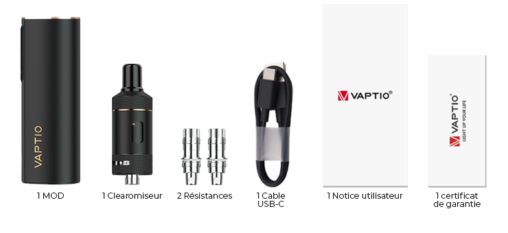 Packaging avec contenu de la boite du Cosmo 2