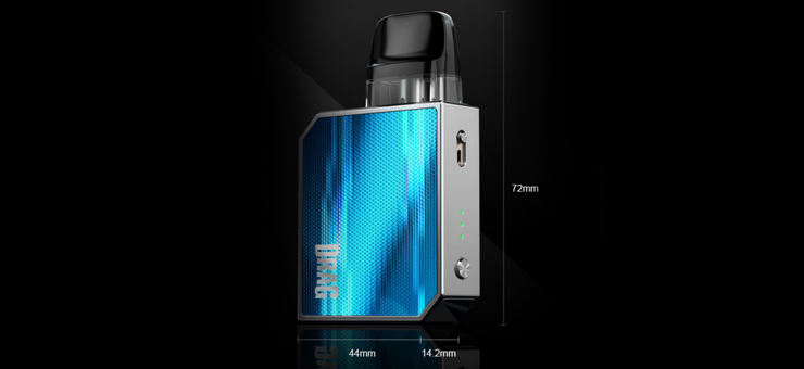 Visuel montrant les dimensions du Drag Nano 2 Voopoo