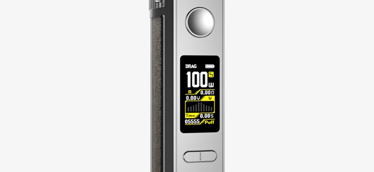 Vue de l’écran en façade du Drag X Pro Voopoo