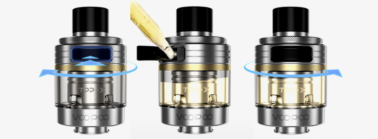 Visuel de remplissage de la cartouche TPP-X de Voopoo