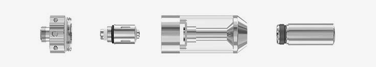 Visuel présentant une vue éclatée du Clearomiseur GS-AIR