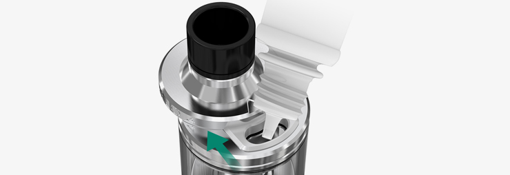 Image présentant le mode de remplissage du clearomiseur Melo 4 D25
