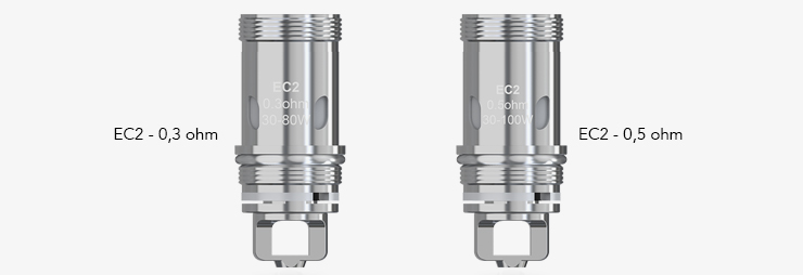 Image présentant les résistances du clearomiseur Melo 4 D25