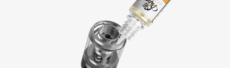 Image présentant le mode de remplissage du clearomiseur Eleaf GZeno-S