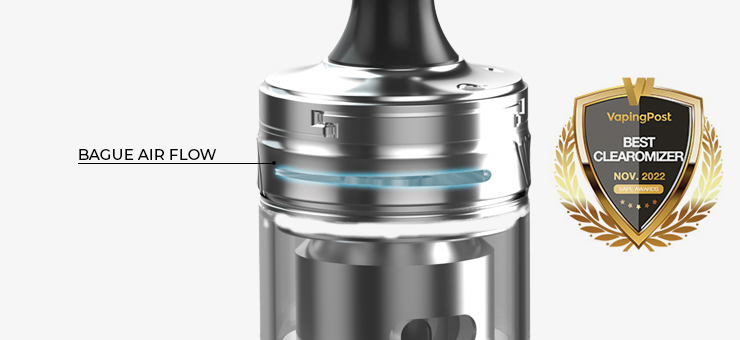 Vue de l’Air FLow du Clearomiseur Zlide Top de Innokin