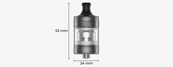 Dimensions du Clearomiseur Zlide Top de Innokin