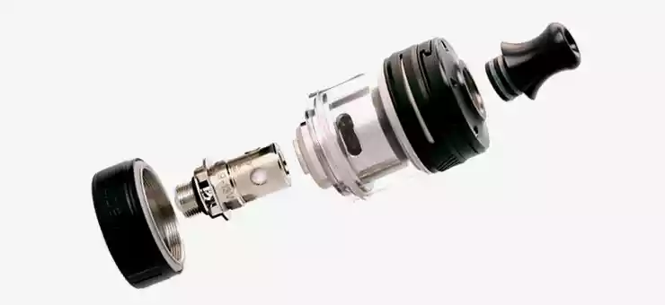 Vue décomposée du clearomiseur Zlide Top de Innokin