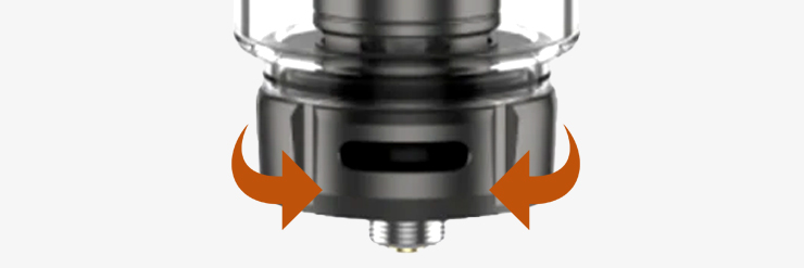 Visuel de l’air Flow de l’itank de chez Vaporesso