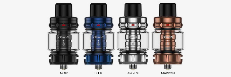 Gamme de couleur du clearomiseur Itank2 Vaporesso