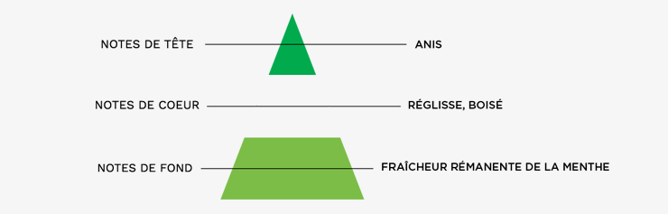 Image de la Pyramide Olfactive du e-liquide Orgueil