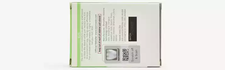 Visuel présentant l’arrière de la boite de résistances Vaporesso EUC