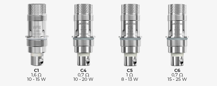 Présentation de 4 résistances VAPTIO pour le COSMO 2