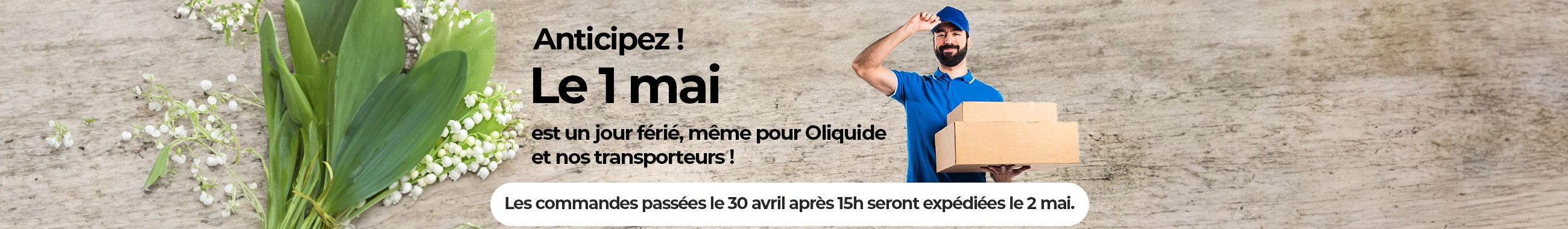 Bannière Jour férie 1 mai