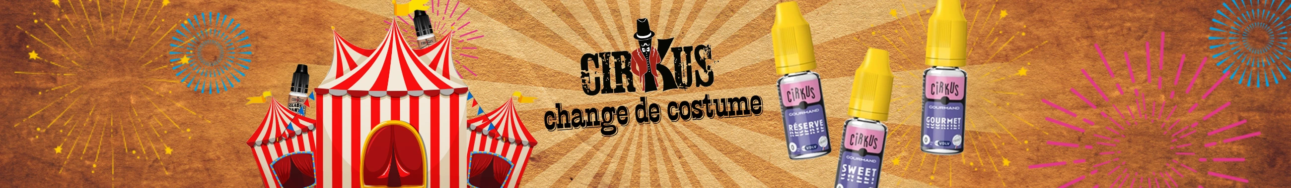 Bannière nouveaux pack CIRKUS